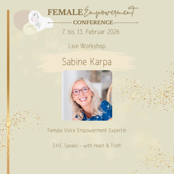 Female empowermnet Conference mit handcrafted Fotos
